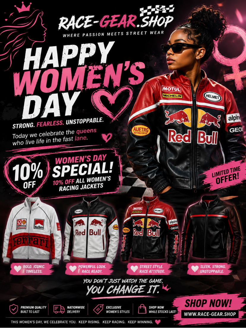 RaceGear SA Women's Day Special — 10% off all women's racing jackets